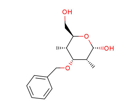 3-O-Benzyl-2,4-dideoxy-2,4-di-C-methyl-α-D-allopyranose