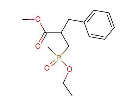 2-Benzyl-3-(ethoxy-methyl-phosphinoyl)-propionic acid methyl ester