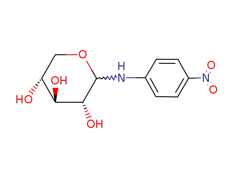 Molecular Structure of 10396-70-0 (D-Xylopyranosylamine,N-(4-nitrophenyl)-)