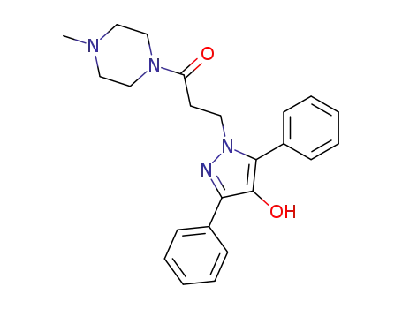 3-(4-Hydroxy-3,5-diphenyl-pyrazol-1-yl)-1-(4-methyl-piperazin-1-yl)-propan-1-one