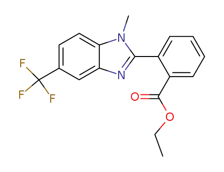 ethyl 2-<1-methyl-5-(trifluoromethyl)benzimidazol-2-yl>benzoate