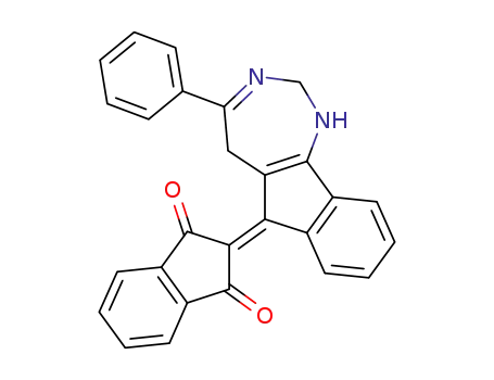 4-phenyl-6-(1',3'-dioxoindan-2'-ylidene)indan-<1,2-d>-2(H),5(H)-1,3-diazepine