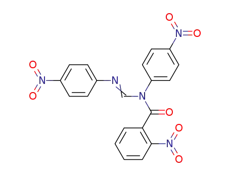 2-Nitro-N-(4-nitro-phenyl)-N-{[(E)-4-nitro-phenylimino]-methyl}-benzamide