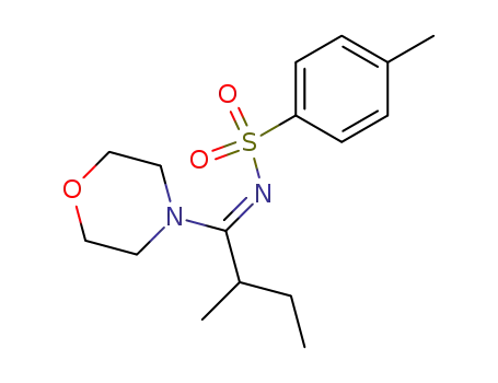 Morpholine, 4-[2-methyl-1-[[(4-methylphenyl)sulfonyl]imino]butyl]-