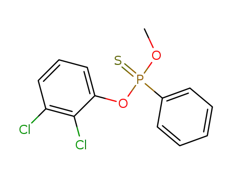 Molecular Structure of 71432-15-0 (O-(2,3-dichlorophenyl) O-methyl phenylphosphonothioate)