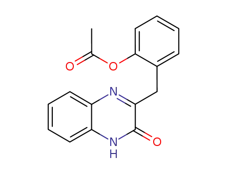 (o-Acetoxybenzyl)-3 1H-quinoxalinone-2