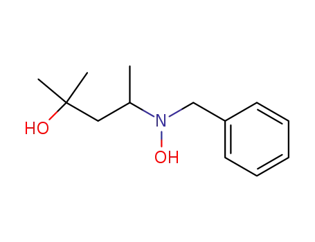 2-Pentanol, 4-[hydroxy(phenylmethyl)amino]-2-methyl-