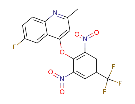 4-(2,6-Dinitro-4-trifluormethylphenoxy)-6-fluor-2-methylchinolin