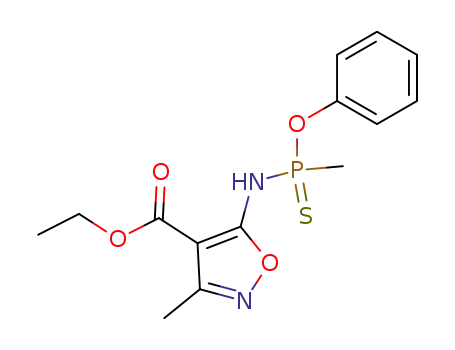 3-methyl-5-phenoxymethylthiophosphorylamino-4-ethoxycarbonylisoxazole