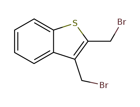 Molecular Structure of 99074-13-2 (Benzo[b]thiophene, 2,3-bis(bromomethyl)-)