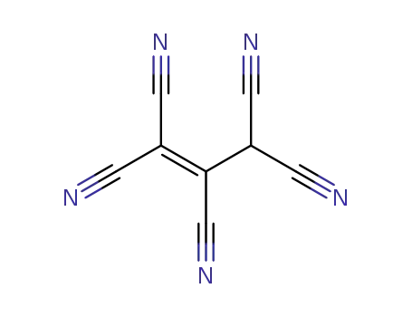 Molecular Structure of 45078-17-9 (1,1,2,3,3-pentacyano-propene)