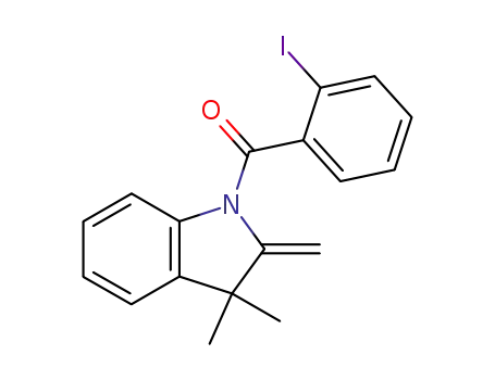 Molecular Structure of 130259-78-8 (1-(2'-iodobenzoyl)-2-methylidene-3,3-dimethylindoline)
