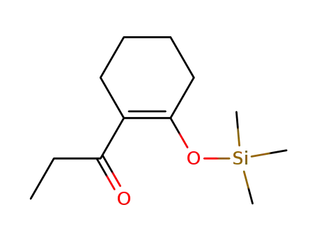 1-(2-(trimethylsilyloxy)-1(Z)-cyclohexen-1-yl)-propanone