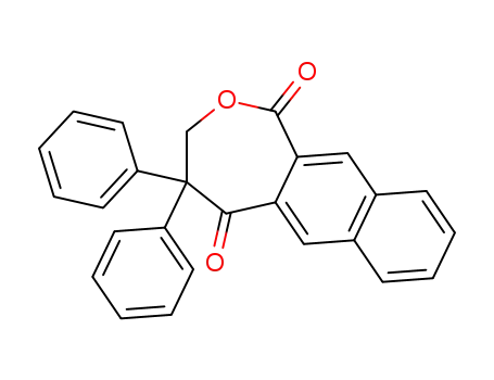 9,9-Diphenyl-8,9-dihydro-7-oxa-cyclohepta[b]naphthalene-6,10-dione