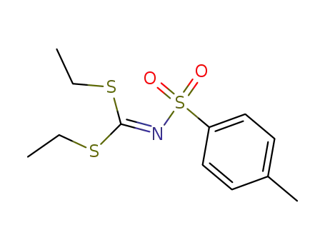 N-Tosylimino-dithiokohlensaeure-diaethylester