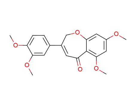 1-Benzoxepin-5(2H)-one, 3-(3,4-dimethoxyphenyl)-6,8-dimethoxy-