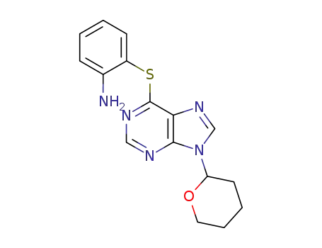 6-(2-aminophenyl-1-thio)-9H-(2-tetrahydropyranyl)purine