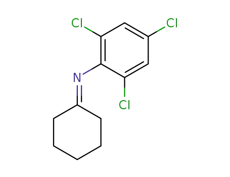 Molecular Structure of 127678-63-1 (cyclohexanone 2,4,6-trichloroanil)