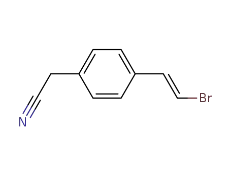 [4-((E)-2-Bromo-vinyl)-phenyl]-acetonitrile