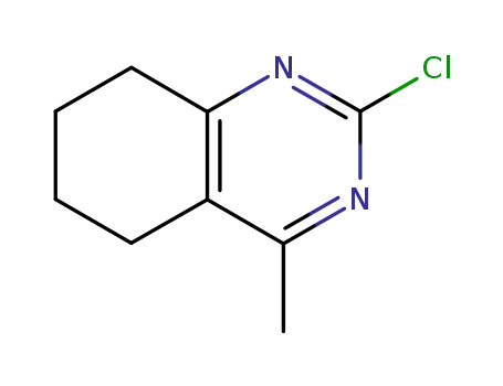 Molecular Structure of 83939-60-0 (2-chloro-4-methyl-5,6,7,8-tetrahydroquinazoline(SALTDATA: FREE))