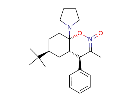 (4R,4aS,6S,8aS)-6-tert-Butyl-3-methyl-4-phenyl-8a-pyrrolidin-1-yl-4a,5,6,7,8,8a-hexahydro-4H-benzo[e][1,2]oxazine 2-oxide