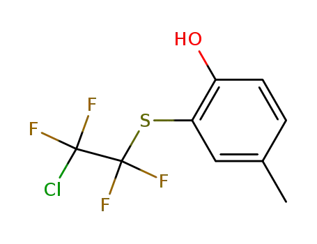 2-(2-chlorotetrafluoroethylthio)-4-methylphenol