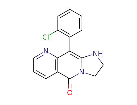 10-(2-chlorophenyl)-2,3-dihydroimidazo<1,2-g><1,6>naphthyridin-5(1H)-one