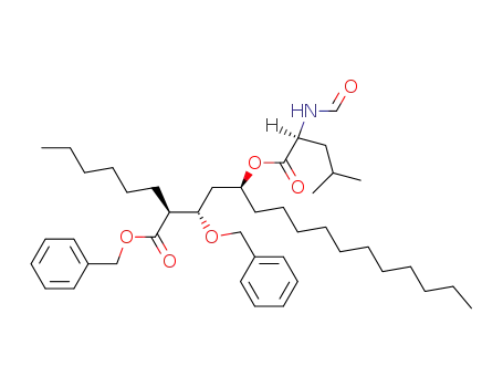 N-Formyl-L-leucine (S)-1-<(2S,3S)-2-(Benzyloxy)-3-<(benzyloxy)carbonyl>-3-hexylpropyl>dodecyl Ester