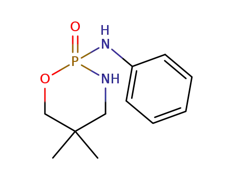 Molecular Structure of 136145-00-1 (2-anilino-2-oxo-5,5-dimethyl-1,3,2-oxazaphosphorinane)