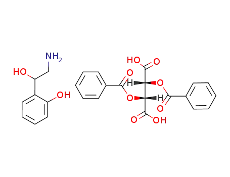 (-)-2-amino-1-(2-hydroxyphenyl)ethanol O,O-dibenzoyl (-)-tartarate