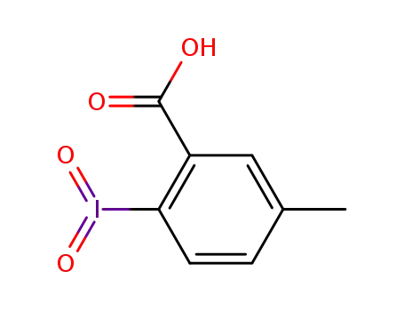 Molecular Structure of 112391-33-0 (Benzoic acid, 2-iodyl-5-methyl-)