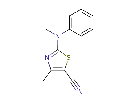 4-Methyl-2-[methyl(phenyl)amino]-1,3-thiazole-5-carbonitrile
