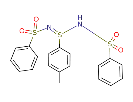 N-[N-(benzenesulfonyl)-S-(4-methylphenyl)sulfinimidoyl]benzenesulfonamide