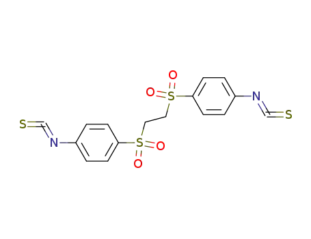 Benzene, 1,1'-[1,2-ethanediylbis(sulfonyl)]bis[4-isothiocyanato-