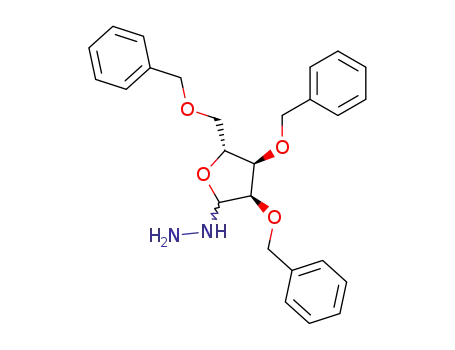 ((3R,4R,5R)-3,4-Bis-benzyloxy-5-benzyloxymethyl-tetrahydro-furan-2-yl)-hydrazine