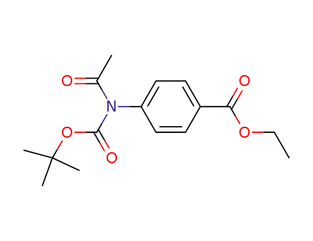 4-(N-Acetyl-N-tert-butyloxycarbonylamino)benzoic acid ethyl ester