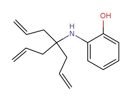 Molecular Structure of 108071-33-6 (N-triallylmethyl-o-aminophenol)
