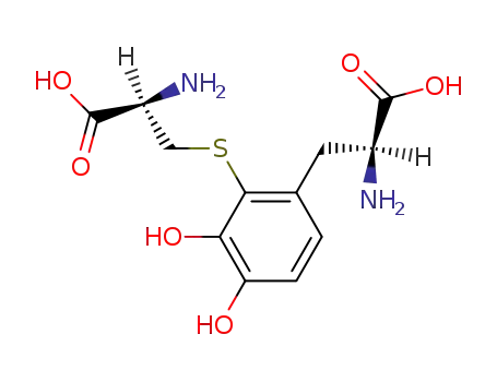 Molecular Structure of 25565-17-7 (2-S-Cysteinyldopa)