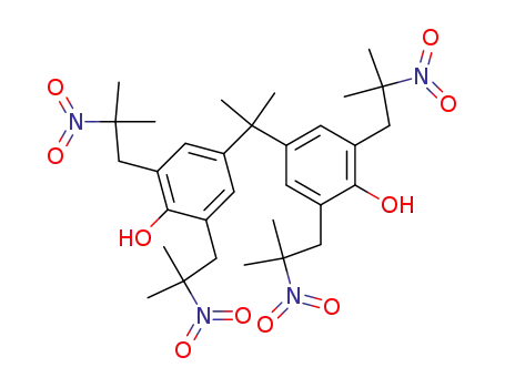 2,2-Propandiyl-4,4'-bis<2,6-(2-methyl-2-nitropropyl)phenol>