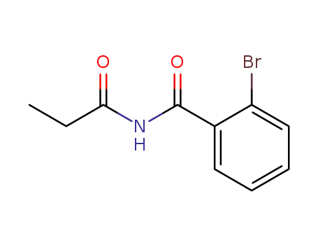 Molecular Structure of 122889-66-1 (2-Bromo-N-propionyl-benzamide)
