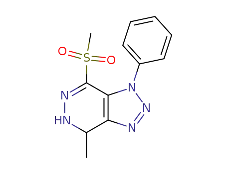 1H-1,2,3-Triazolo[4,5-d]pyridazine,
4,5-dihydro-4-methyl-7-(methylsulfonyl)-1-phenyl-