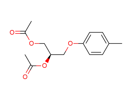 Acetic acid (R)-1-acetoxymethyl-2-p-tolyloxy-ethyl ester