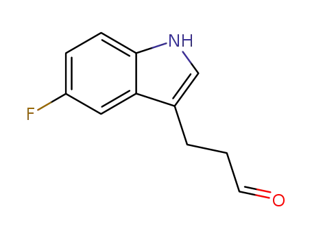 3-(5-fluoro-1H-indol-3-yl)propanal
