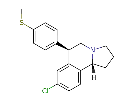 (6R,10bR)-8-Chloro-6-(4-methylsulfanyl-phenyl)-1,2,3,5,6,10b-hexahydro-pyrrolo[2,1-a]isoquinoline