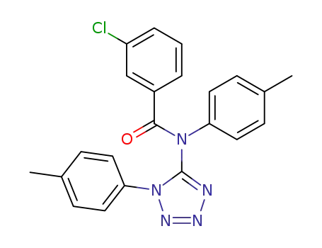 Benzamide,
3-chloro-N-(4-methylphenyl)-N-[1-(4-methylphenyl)-1H-tetrazol-5-yl]-