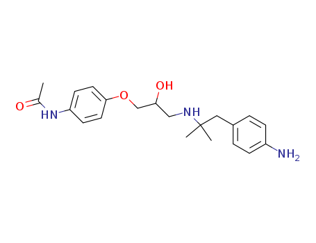 Acetamide, N-[4-[3-[[2-(4-aminophenyl)-1,1-dimethylethyl]amino]-2-hydroxypropoxy] phenyl]-