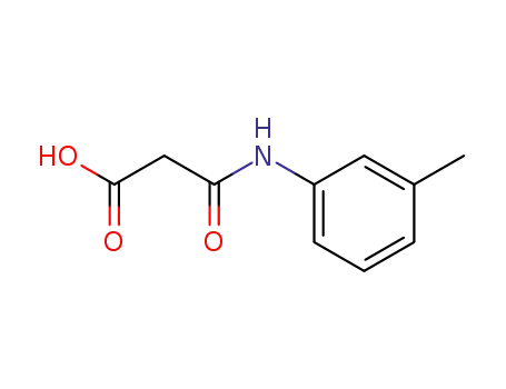 Molecular Structure of 95262-00-3 (3-[(3-METHYLPHENYL)AMINO]-3-OXOPROPANOIC ACID)