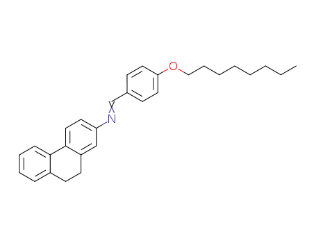 (9,10-Dihydro-phenanthren-2-yl)-[1-(4-octyloxy-phenyl)-meth-(E)-ylidene]-amine