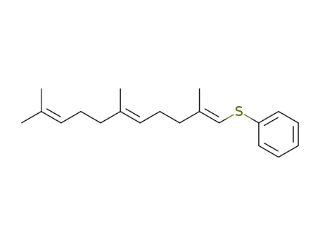 ((1E,5E)-2,6,10-Trimethyl-undeca-1,5,9-trienylsulfanyl)-benzene