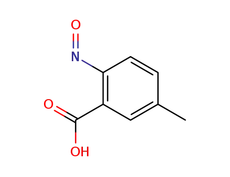 Molecular Structure of 123534-41-8 (Benzoic acid, 5-methyl-2-nitroso-)